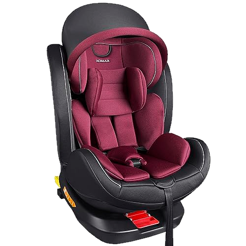 XOMAX XZ-16 Kindersitz drehbar 360° mit ISOFIX Liegefunktion mitwachsend 0-36 kg